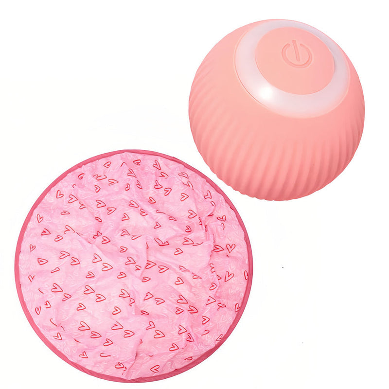 Interactive Moving Toy for Cats – WhiskRoll-Pink-State of Style