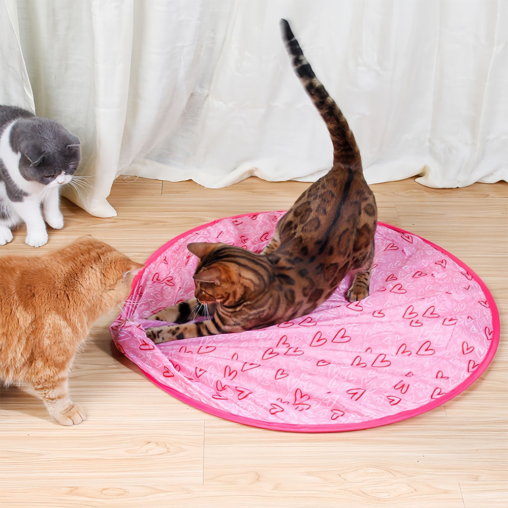 Interactive Moving Toy for Cats – WhiskRoll-Pink-State of Style