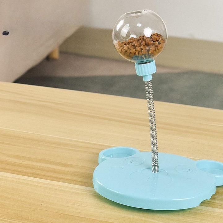 Interactive Pet Toy with Treat Dispense – TreatTumble-Blue-State of Style