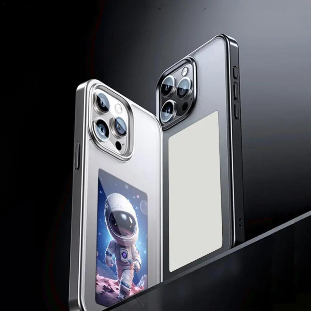 Interactive Photo iPhone Case - PixelShell-Black-iPhone 15-State of Style