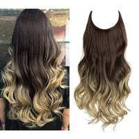 Invisible Hair Extensions - Veloura-Asblond with Platinum Blonde-35 CM-State of Style