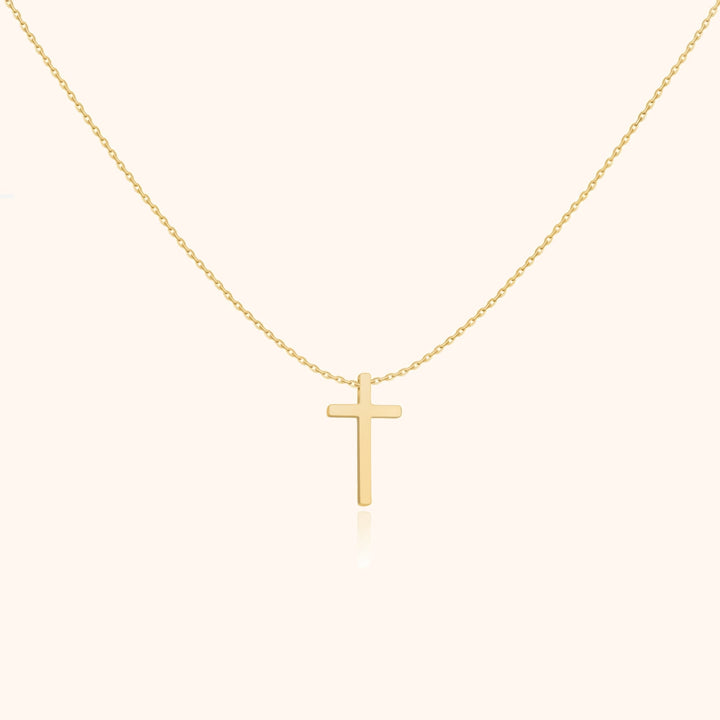 Isabella Cross Pendant Necklace-Gold-State of Style