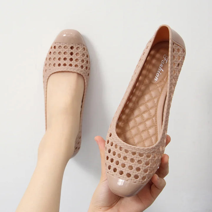 Isabella - Orthopedische Beige Ballerina's-Beige-36-State of Style