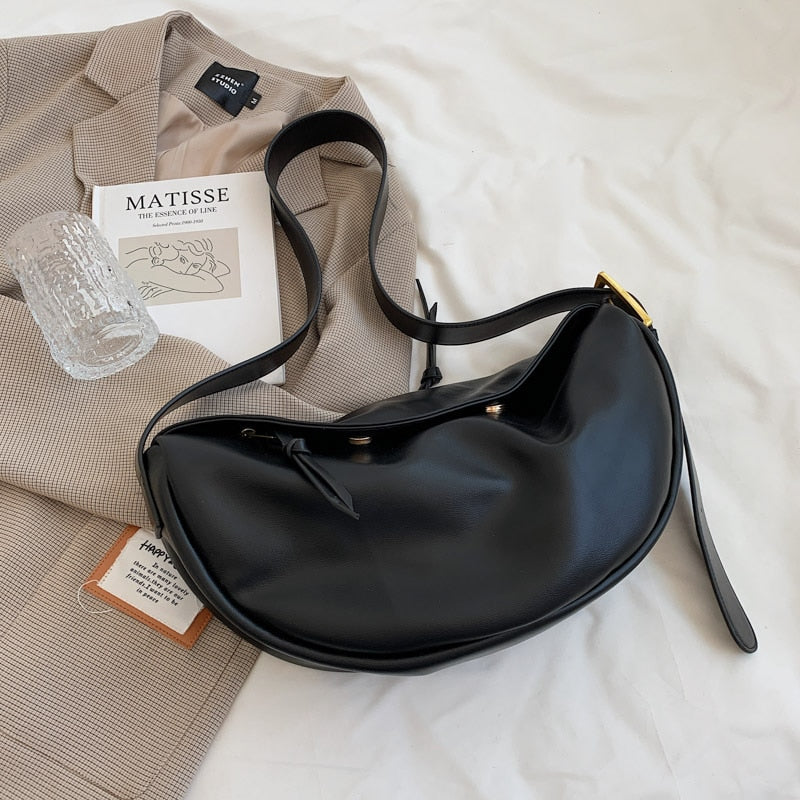 IsobellsBag | Women's Stylish Crossbody Bag-Black-W38cm H18cm THK9cm-State of Style