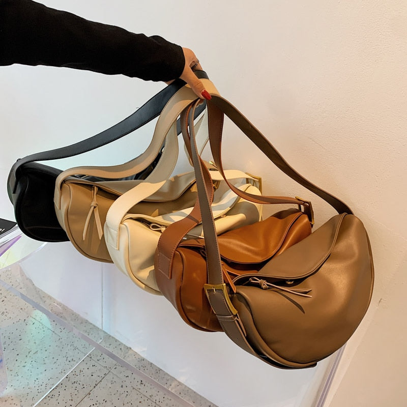 IsobellsBag | Women's Stylish Crossbody Bag-Black-W38cm H18cm THK9cm-State of Style