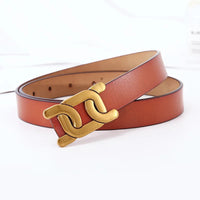 Italian-Inspired Fashion Belt with Buckle-Apricot-95 CM-State of Style