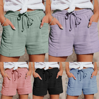 Izza CottonSun™ Casual Cotton Shorts-Green-M-State of Style