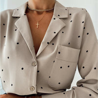 JacoliensBlouse | Women's Elegant Blouse-Beige-S-State of Style