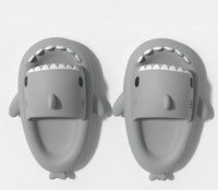 JacoliensSlippers | Fun Shark Slippers-Grey-5.0-6.0 (22 cm Length)-State of Style