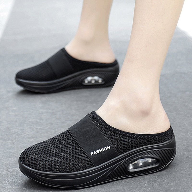JacoliensSneaks | Women's Orthopaedic Sneakers-Black-4.5-State of Style