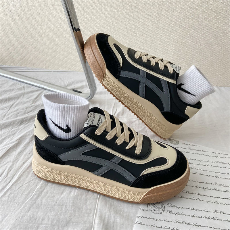 JacoliensSneaks | Women's Trendy Sneakers-Black-4.5-State of Style