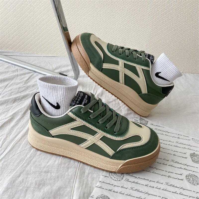 JacoliensSneaks | Women's Trendy Sneakers-Green-4.5-State of Style