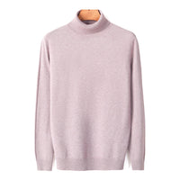 JanesShirt | Men's Classic Turtleneck Sweater-Light Blue-M-State of Style