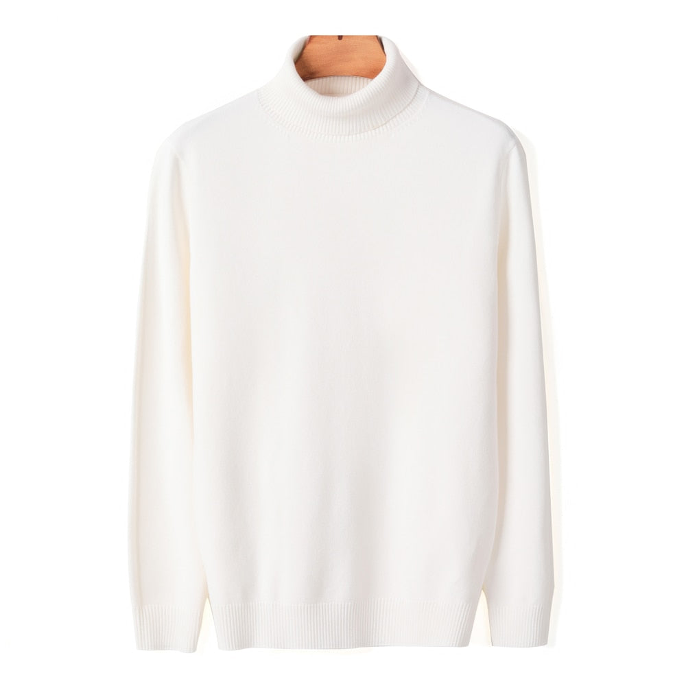JanesShirt | Men's Classic Turtleneck Sweater-Light Blue-M-State of Style