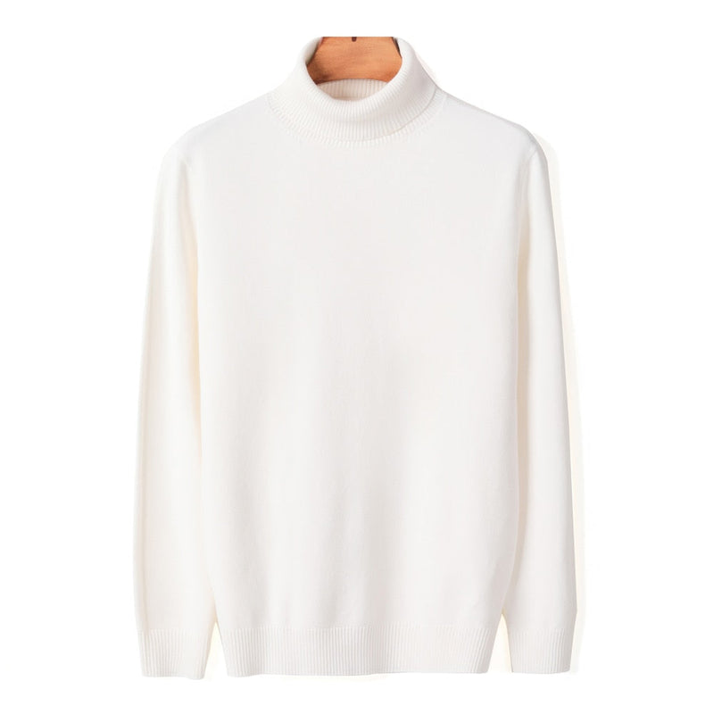 JanesShirt | Men's Classic Turtleneck Sweater-Light Blue-M-State of Style