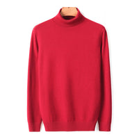 JanesShirt | Men's Classic Turtleneck Sweater-Light Blue-M-State of Style