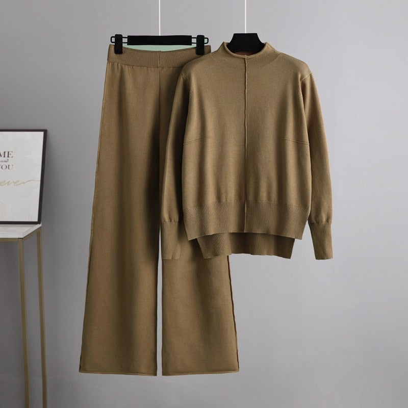JanskesPakje | Women's Sporty Tracksuit-Khaki-One size fits all-State of Style