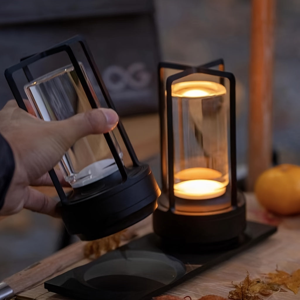 Japanese Style LED Touch Table Lamp - ZenLight-Black-Style B-State of Style