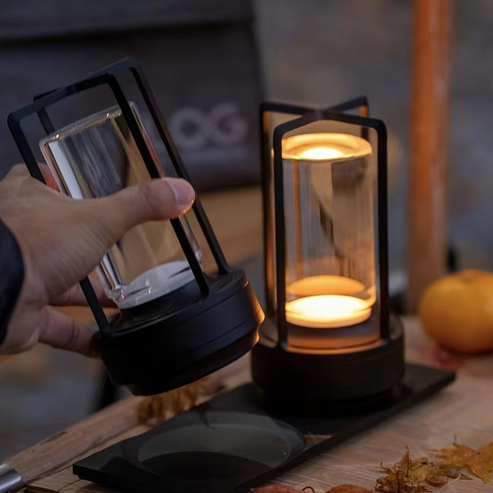 Japanese Style LED Touch Table Lamp - ZenLight-Black-Style B-State of Style