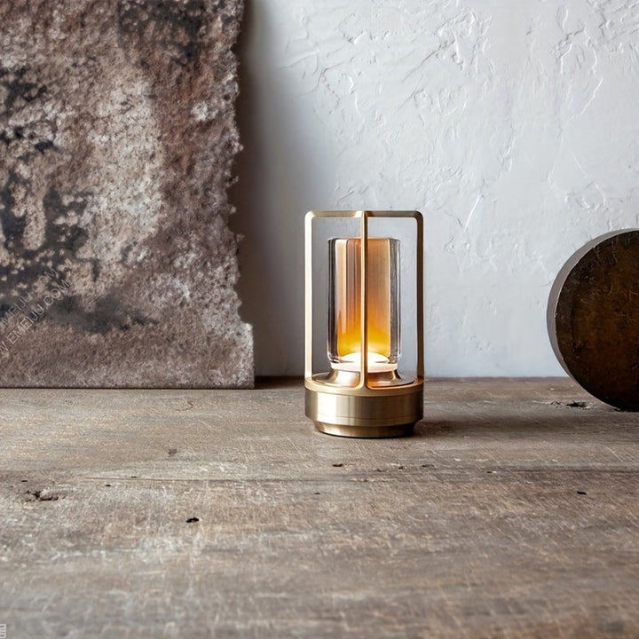Japanese Style LED Touch Table Lamp - ZenLight-Gold-Style A-State of Style