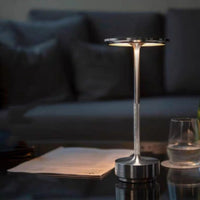 Japanese Style LED Touch Table Lamp - ZenLight-Silver-Style A-State of Style