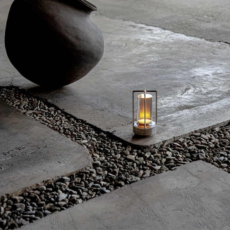 Japanese Style LED Touch Table Lamp - ZenLight-Silver-Style B-State of Style