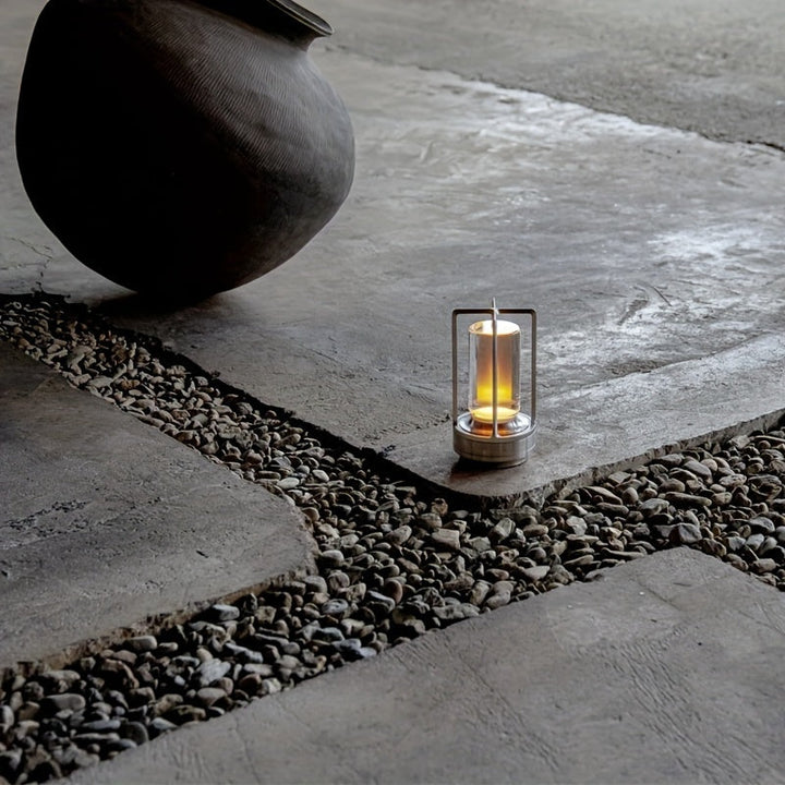 Japanese Style LED Touch Table Lamp - ZenLight-Silver-Style B-State of Style