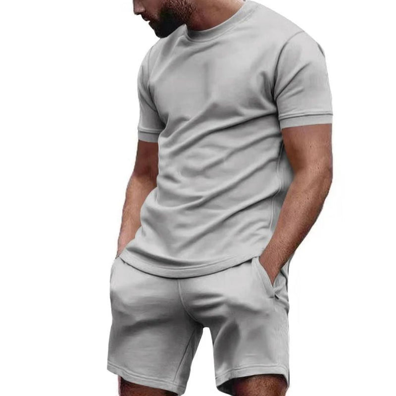 Jared Two-Piece Men's Set | Luxurious & Comfortable-Light Grey-S-State of Style