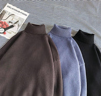 JaysShirt | Men's Turtleneck Sweater-Black-M-State of Style