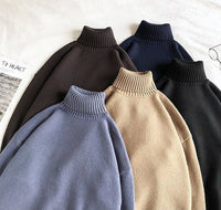 JaysShirt | Men's Turtleneck Sweater-Black-M-State of Style