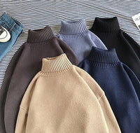 JaysShirt | Men's Turtleneck Sweater-Black-M-State of Style
