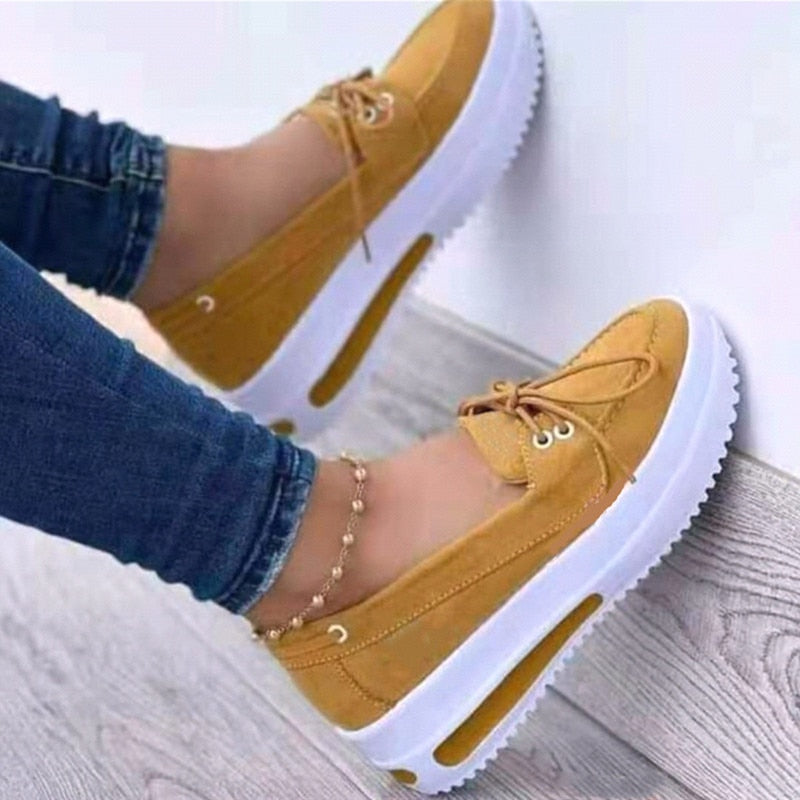 JaysSneaker | Orthopaedic Slip-On Shoes-Yellow-4.5-State of Style