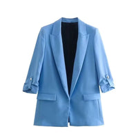 JennisBlazer | Women's Tailored Blazer-Blue-XS-State of Style