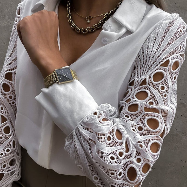 JessieBlouse | Elegant Women's Blouse-Black-S-State of Style
