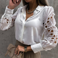 JessieBlouse | Elegant Women's Blouse-White-S-State of Style