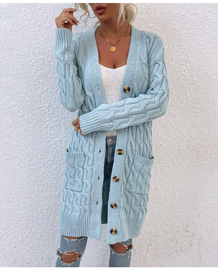 JessiesVest | Women's Longline Vest-Light Blue-S-State of Style
