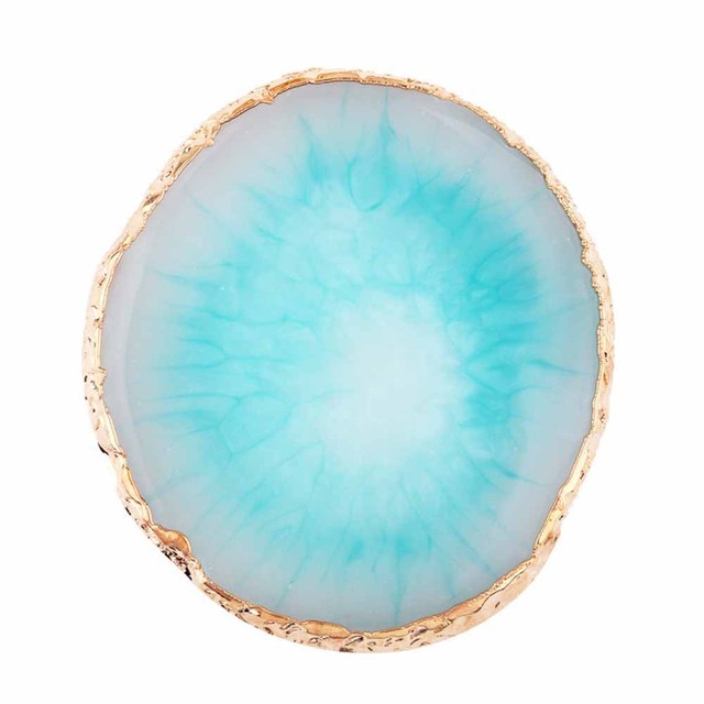 Jewellery Display | Resin Jewellery Display Plate-Blue-State of Style