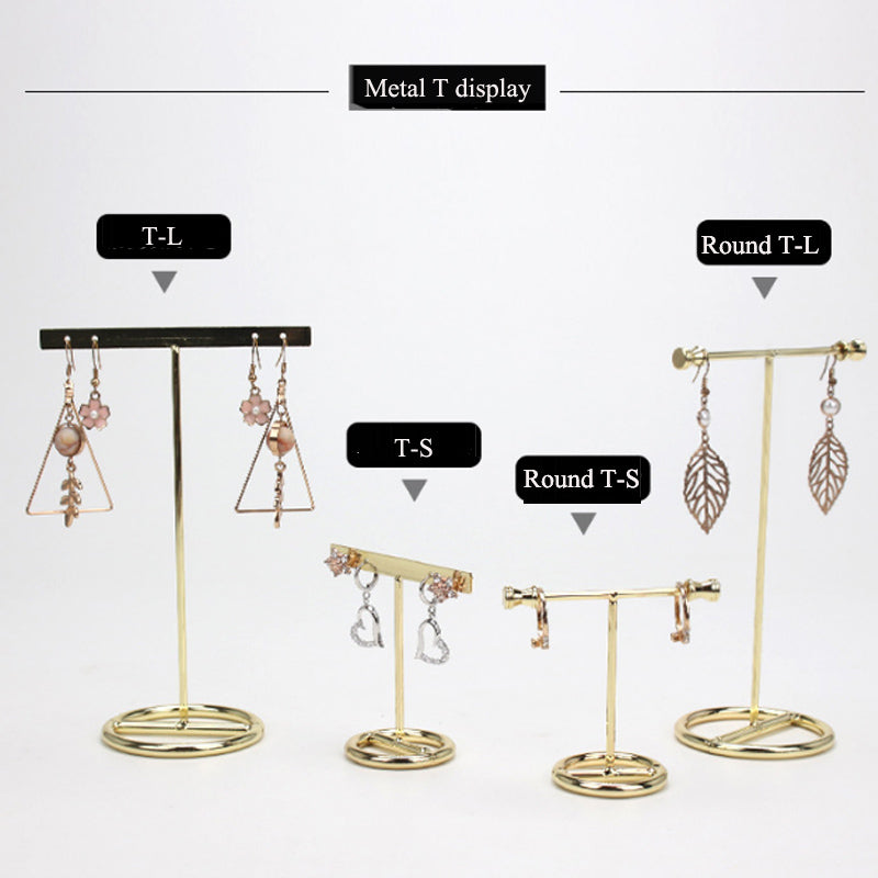 Jewellery Stand | T-Shirt Shaped Jewellery Holder-Gold White-State of Style