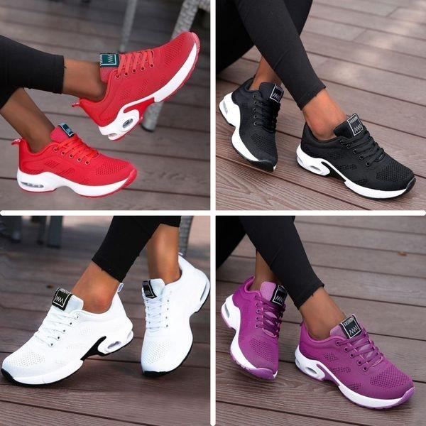 JirasSneaks | Women's Orthopaedic Sneakers-Black-4.5-State of Style