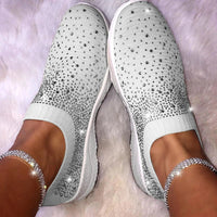 JodiesSneaks | Women's Slip-On Sneakers | Comfortable & Stylish-White-4.5-State of Style