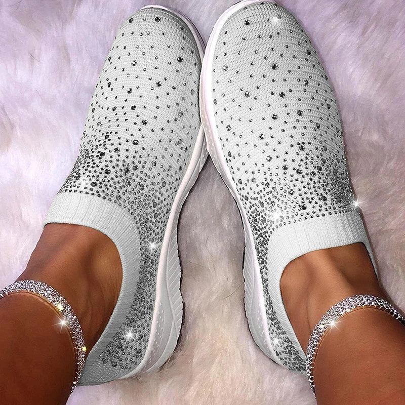 JodiesSneaks | Women's Slip-On Sneakers | Comfortable & Stylish-White-4.5-State of Style