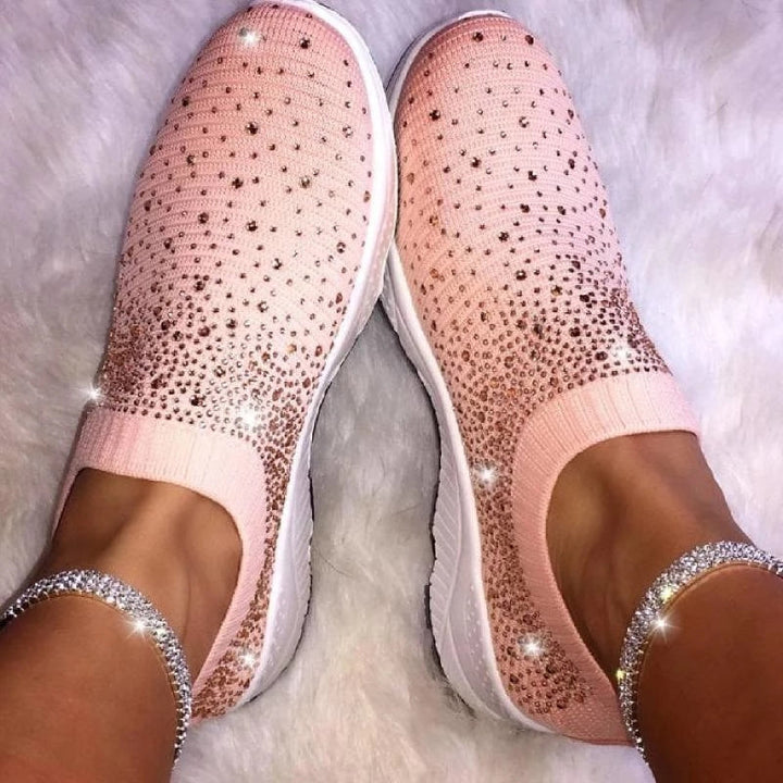 JodiesSneaks | Women's Slip-On Sneakers | Comfortable & Stylish-White-4.5-State of Style
