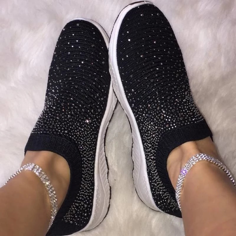 JodiesSneaks | Women's Slip-On Sneakers | Comfortable & Stylish-White-4.5-State of Style