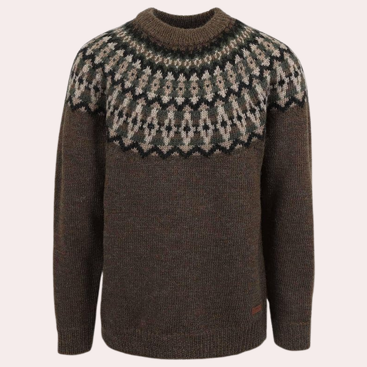 Jolie - Colourful Jumper for Women-Moss green-XS-State of Style