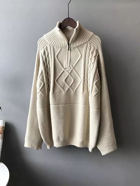 JoliensSweater | Women's Sweater | Soft & Stylish Knitwear-Beige-One size fits all-State of Style