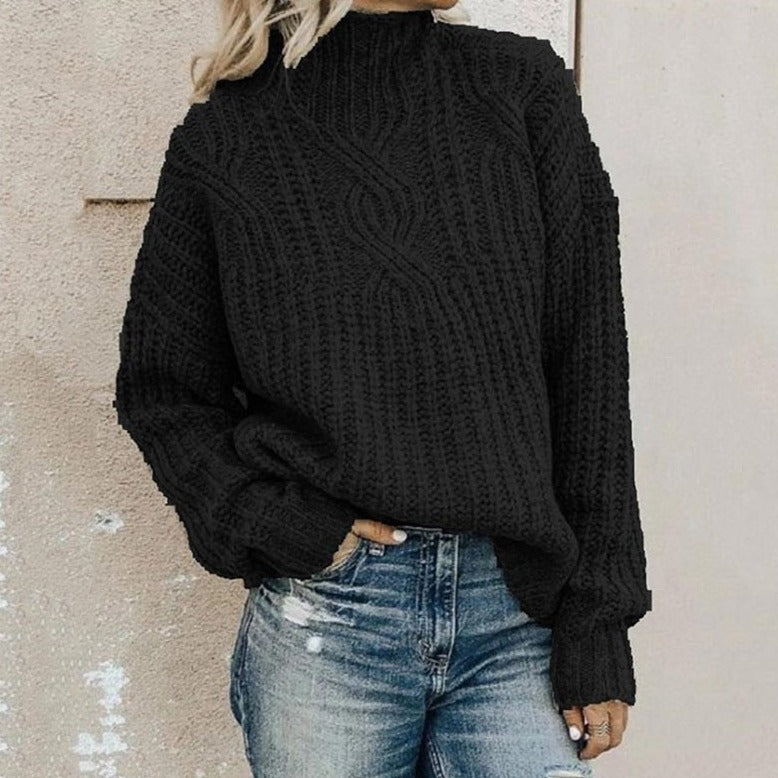 Joy Knit Sweater | Soft & Versatile Pullover-Black-XS-State of Style