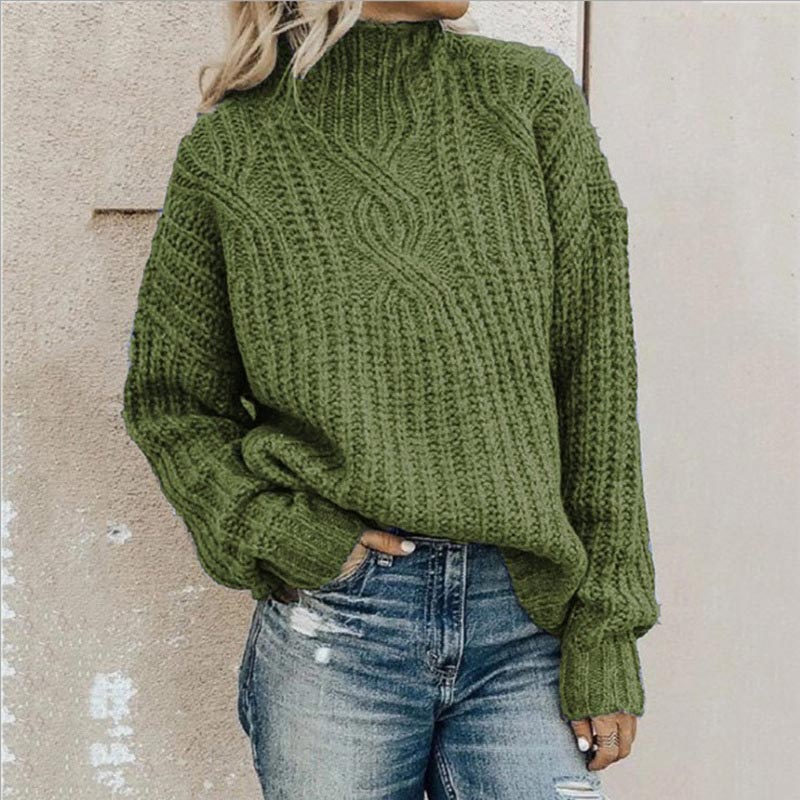 Joy Knit Sweater | Soft & Versatile Pullover-Green-XS-State of Style