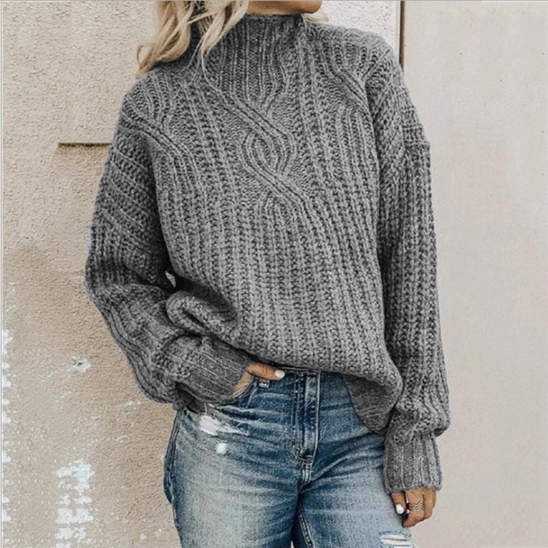 Joy Knit Sweater | Soft & Versatile Pullover-Grey-XS-State of Style