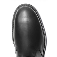 Men's Chelsea boots classic made of synthetic leather with elastic inset – Neron