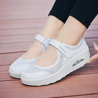 Julia - Orthopedische Lichtgewicht Zwarte Sandalen-Wit-35-State of Style